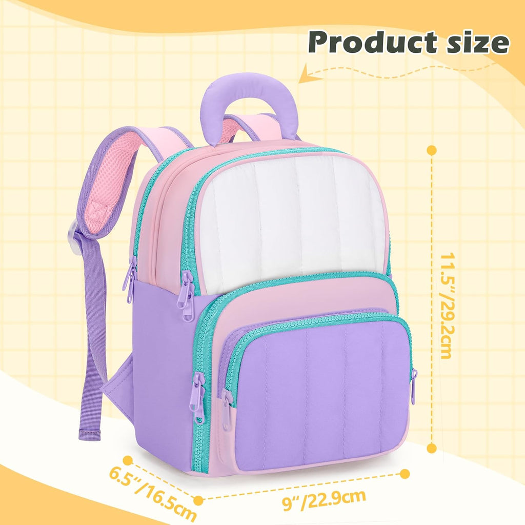 Travel Backpack Compatible with Toniebox, Storage Bag with Multiple Pockets for Audio Player Starter Set, Characters, Charger, Headphones and Accessories, Pink, Bag Only (Patented Design)