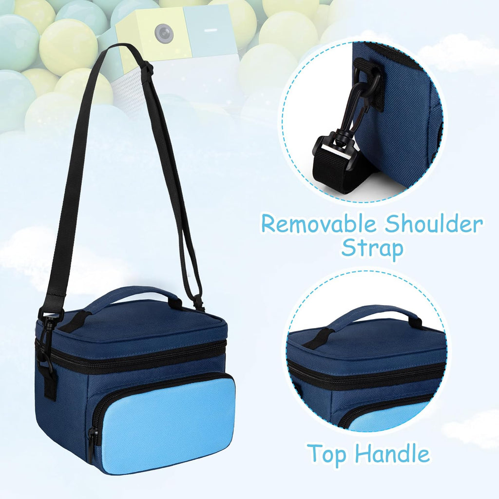 Carrying Case Compatible with Nex Playground Game System, Storage Organizer with Shoulder Strap for Game Console and Other Accessories, Blue, Bag Only